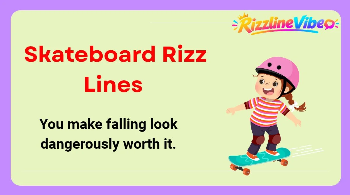 Skateboard Rizz Lines