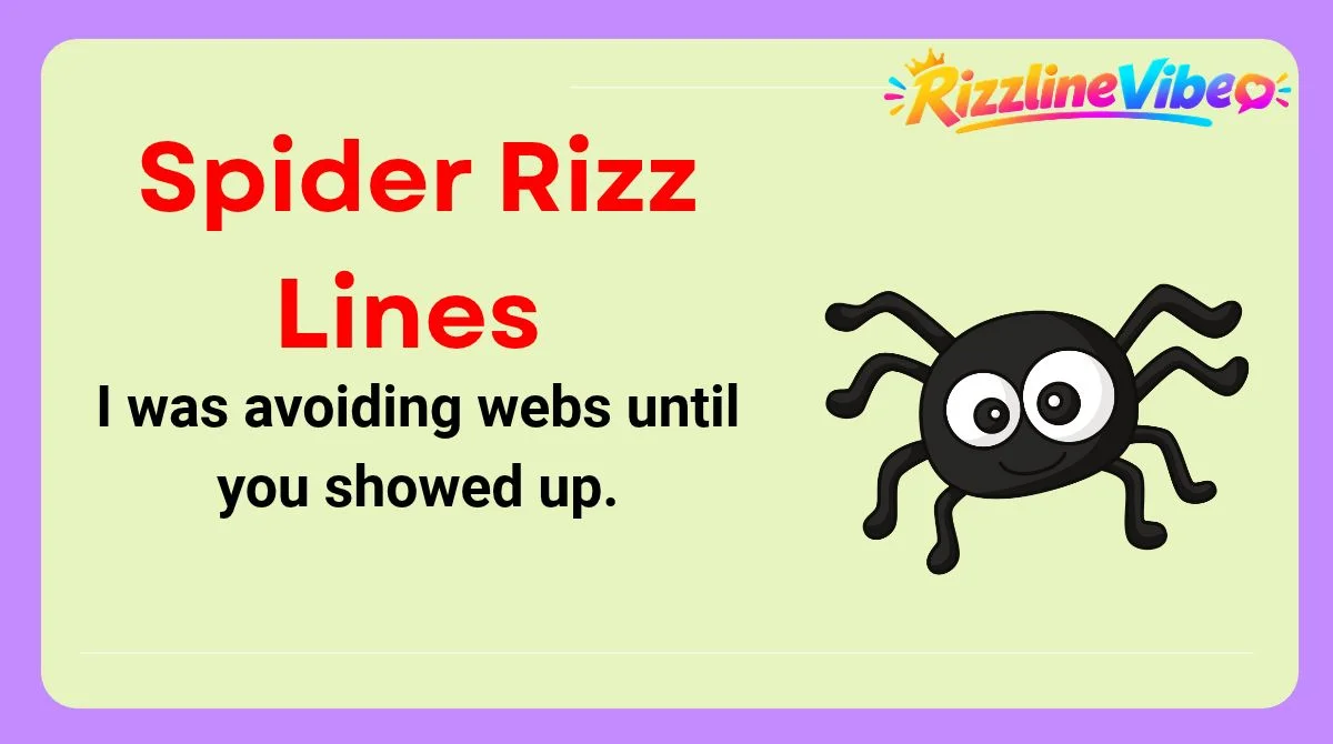 Spider Rizz Lines