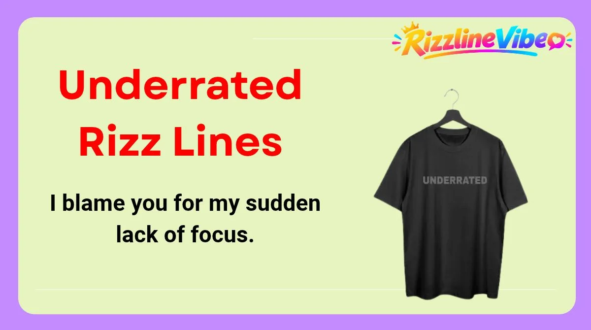 Underrated Rizz Lines
